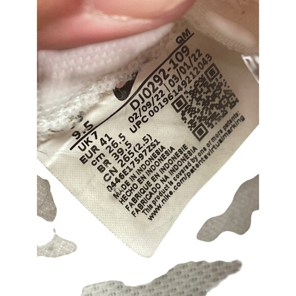 Nike Blazer Low Mens White Sneakers Size 9.5 SKU 9111 - Picture 6 of 11